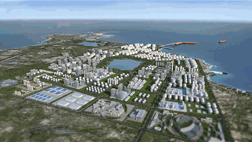 規(guī)劃動畫--深能源汕尾工業(yè)基地