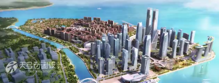 工業(yè)園建筑投標(biāo)動畫方案