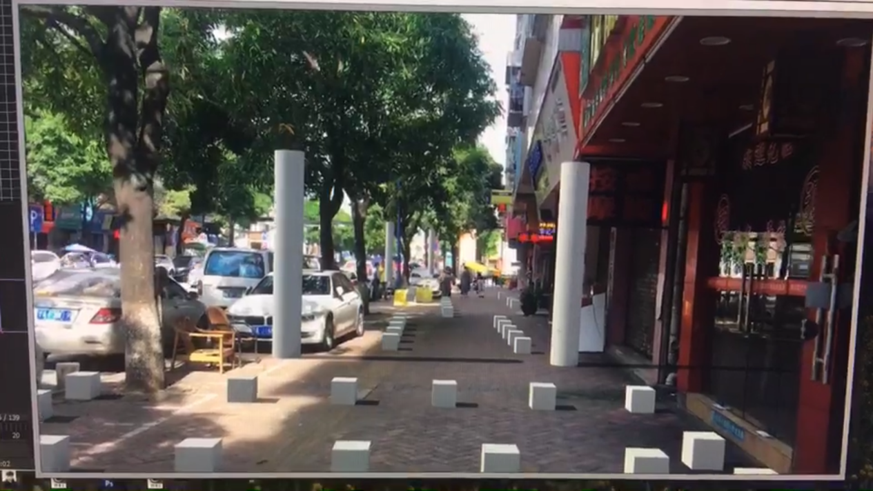 白云道路工程動(dòng)畫(huà)方案，主要是運(yùn)用AR技術(shù)進(jìn)行實(shí)景結(jié)合！